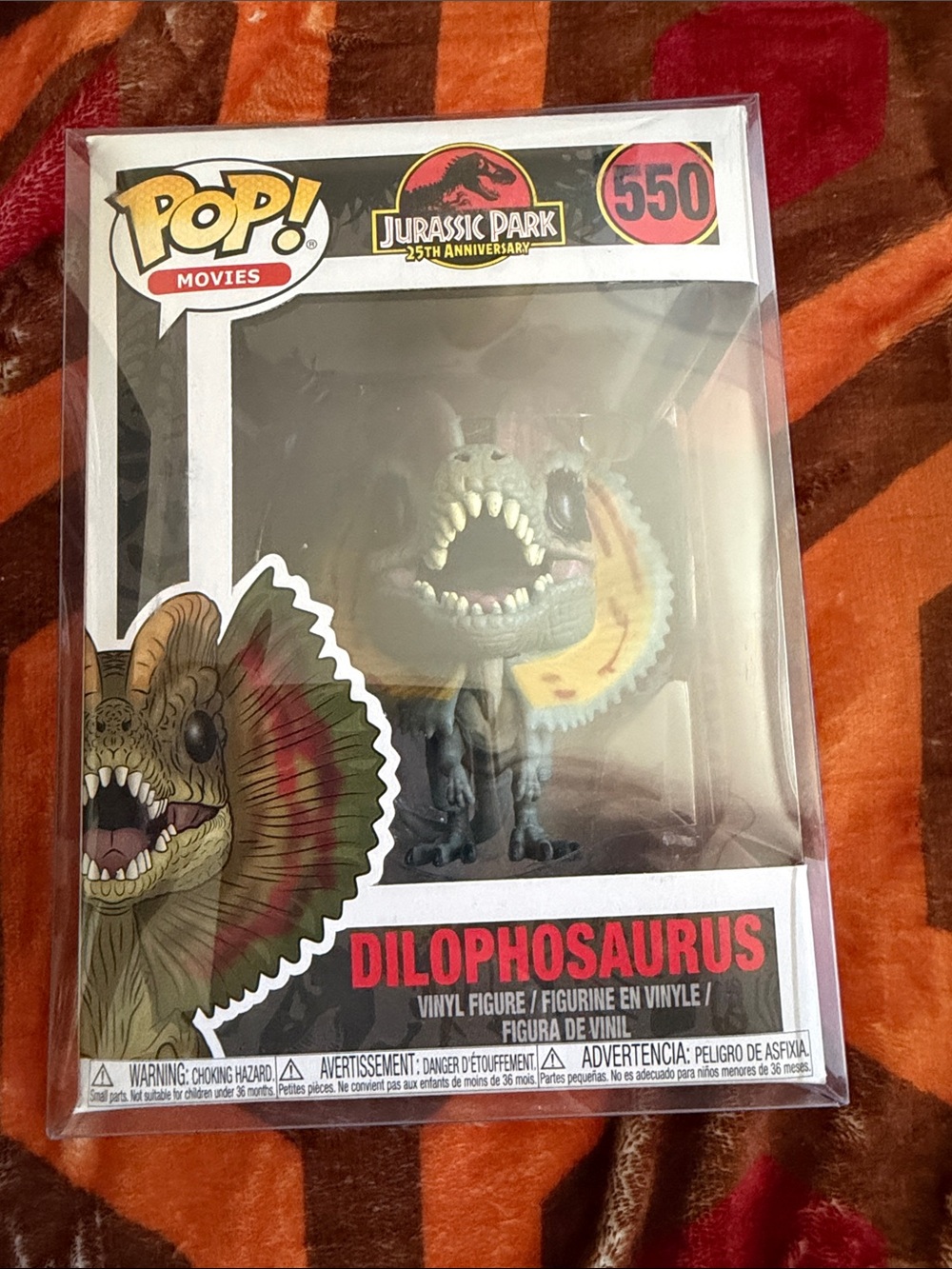 Funko Movies Jurassic Park Dilophosaurus Vinyl Figure - Green
